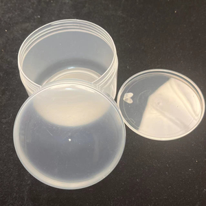 2oz 4oz 6oz 8oz 10oz slime Glue putty storage Containers transparent empty wide mouth plastic Jars with lids