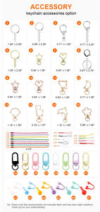 Doc sáng tạo tùy chỉnh điền vào của riêng bạn Shaker <span class=keywords><strong>Keychain</strong></span> Anime Acrylic Charms DIY Acrylic <span class=keywords><strong>Keychain</strong></span> Shaker - Product Image 6