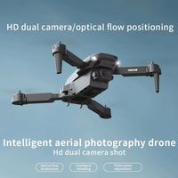 Dron Cuatricóptero Plegable con Control Remoto, Juguete de Regalo E88, Dron FPV Inalámbrico Profesional con Cámara HD 4K de Gran Angular