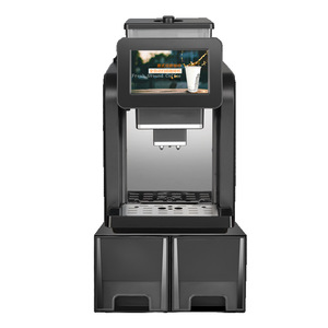 New <b>Fully</b> <b>Automatic</b> Cappuccino <b>Coffee</b> <b>Machine</b> LCD Display <b>Automatic</b> Easy Cleaning 3 Water Inlet Methods 15 Cups Capacity - Product Image 2
