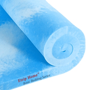 Tùy chỉnh 3 3.5 4 inch 76x80 200x200 nén mềm mật độ cao Bộ nhớ bọt Nữ Hoàng kích thước đầy đủ Nệm Topper nhà máy trực tiếp - Product Image 1