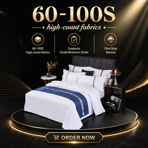 Juego de Ropa de Cama de Lujo para Hotel, Funda de Edredón Moderna Tejida de Alta Calidad para Adultos, para Dormitorio de Hotel - Product Image 3