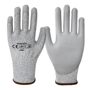 Nível 5 Luvas de Trabalho Proteção Anti corte <span class=keywords><strong>M</strong></span>ão Luvas de Proteção Trabalho CE EN388 HPPE Shell Mergulhado Luvas corte resistente - Product Image 1