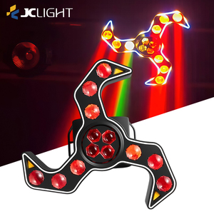 Lumière d'effet LED <span class=keywords><strong>Moonlight</strong></span> Blade pour bar de fête, Rgbw 4 en 1, lumière de tête mobile colorée en forme de lune, de sabre et d'œil d'abeille - Product Image 2