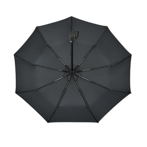 Parapluie pliant automatique 3 volets, coupe-vent, anti-UV, noir, en pongee 190T, de haute qualité, personnalisé, vente en gros, origine Shenzhen - Product Image 3