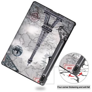 Funda de cuero PU para Samsung Galaxy Tab S8 Plus <span class=keywords><strong>sm</strong></span>-x800 <span class=keywords><strong>SM</strong></span>-<span class=keywords><strong>X806</strong></span>, 12,4 pulgadas, triple pliegue, novedad - Product Image 5