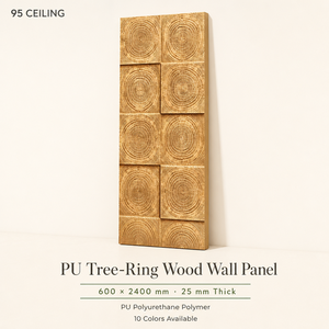 Panneaux muraux en PU effet teck vieilli pour extérieur, texture bois, revêtement mural pour cave de dégustation - Product Image 2