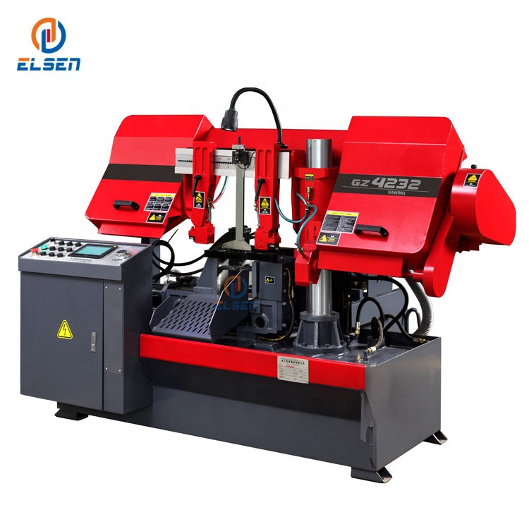 GZ4232 Горизонтальная ленточная пила с ЧПУ для резки металла