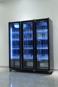 Refrigerador Vertical Comercial con Puerta de Vidrio para Supermercados, Exhibición de Bebidas y Cerveza, Vitrinas - Product Image 2