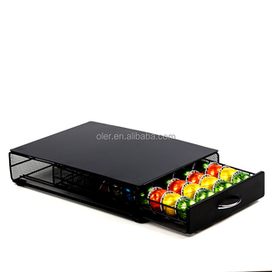 Cajón de almacenamiento K-cup, organizador de cápsulas de <span class=keywords><strong>café</strong></span>, cajón de almacenamiento para cápsulas - Product Image 1