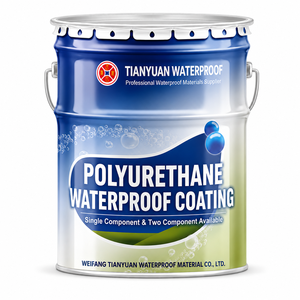 Membrana Impermeabilizante Líquida <span class=keywords><strong>de</strong></span> Poliuretano <span class=keywords><strong>de</strong></span> un Solo Componente 1K, <span class=keywords><strong>de</strong></span> Alta Elasticidad y Resistente a los Rayos UV, para Reparación <span class=keywords><strong>de</strong></span> Techos <span class=keywords><strong>de</strong></span> Concreto - Product Image 1