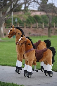 Montar mecánico en Animal Caballo Juguete Mejor calidad Promocional Niño Montar Pequeño caballo Caminando Animal Juguete - Product Image 5