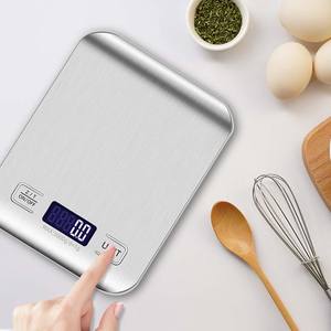 Hochpräzise tragbare 5kg/1g schwarze Küchen waage Multifunktion ale Lebensmittel waage 10kg Max. Gewicht Batterie - Product Image 6