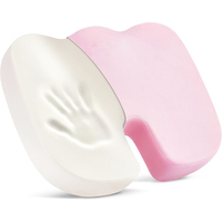 Coussin de siège orthopédique coccyx en mousse à mémoire de forme haute densité chaise de bureau siège de voiture oreiller lombaire pour le soutien des fesses de la hanche sciatique