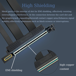 การ์ดต่อขยาย KBQCONN PCI Express 5.0 X16 พร้อมสายต่อแบบยืดหยุ่น 90 องศา สำหรับเชื่อมต่อคอมพิวเตอร์ - Product Image 3