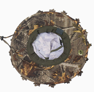 Máscara Táctica Deportiva Unisex DF Ajustable para Exteriores, Diseño 3D Biónico de Hojas, Estilo Camuflaje para Caza en Selva y Bosque - Product Image 3