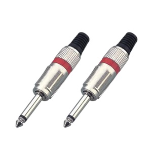 הנמכר ביותר 6.35mm מונו זכר TRS שקע תקע גיטרה אוזניות אודיו חשמל כבל מתאם מחבר - Product Image 2