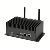 Jetson Orin Nano Super 4GB (version 4G) Boîtier AI - Kit de développement IA avec double ports Ethernet et positionnement GPS