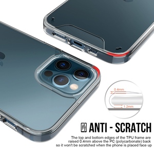 Para <span class=keywords><strong>iPhone</strong></span> <span class=keywords><strong>12</strong></span> 11 <span class=keywords><strong>Pro</strong></span> caso transparente de silicona Premium cubre TPU caso 1,5mm 1,8mm para <span class=keywords><strong>iPhone</strong></span> <span class=keywords><strong>12</strong></span> <span class=keywords><strong>pro</strong></span> Max caso claro - Product Image 6