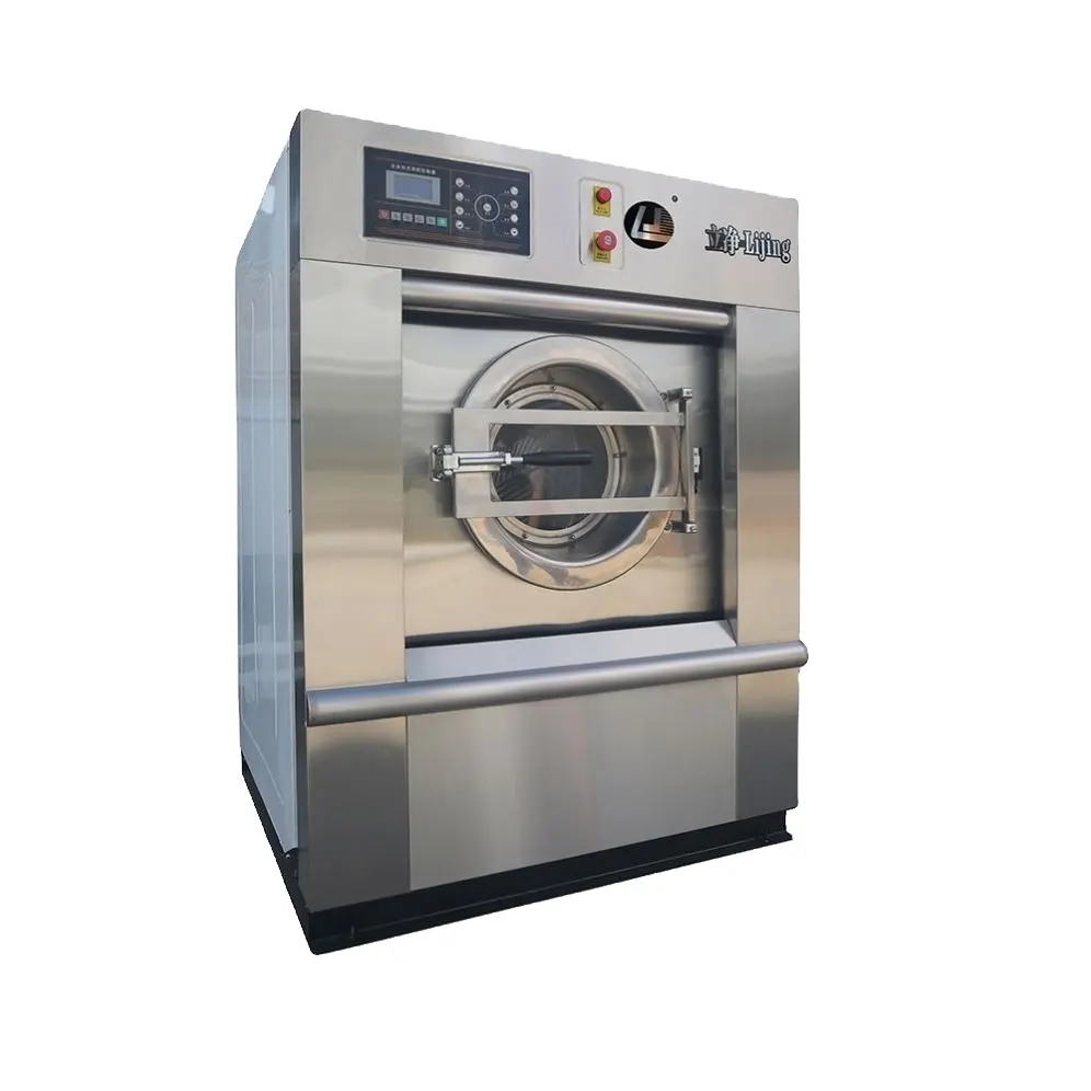 Full automatic commercial washer  15kg-300kg  Dryer  Ironer Folder  industrial washing machine and dryer