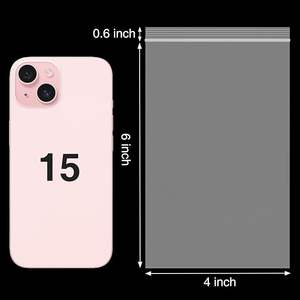 Sacs en plastique transparents refermables avec fermeture éclair pour petites entreprises, impressions, arts et artisanat - Product Image 3