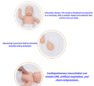Simulador Avanzado de RCP para Bebés y Niños: Asfixia Infantil, Obstrucción de las Vías Respiratorias, Modelo de Entrenamiento de Primeros Auxilios y RCP - Product Image 5