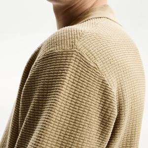 เสื้อเชิ้ตผ้าถักเนื้อนุ่มลายเรียบ ปักโลโก้ตามสั่ง แขนสั้น ใส่ได้ในฤดูร้อน ติดกระดุม - Product Image 4