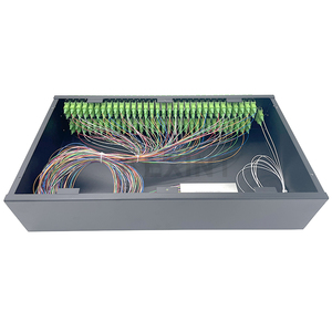 KEXINT 2 PCS 1X64 SC/APC Distribuidor PLC de Fibra Óptica Metálico 2U ODF Panel de Conexión Óptica para Rack de 19 Pulgadas - Product Image 4
