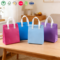 Sacs de courses non tissés laminés personnalisés, recyclables et réutilisables, prix de gros