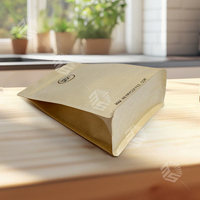Sacs à farine 1kg personnalisés refermables avec logo, pochette à fond plat, emballage en nylon pour riz, sac en plastique de qualité alimentaire imprimé en héliogravure avec poignée