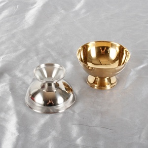 Ciotole per <span class=keywords><strong>Gelato</strong></span> in Acciaio Inossidabile, Coppette Metalliche Riutilizzabili con Piedino per Dessert, Insalata, Frutta, Sundae, Snack, Condimenti, Budini e Piatti da Servizio - Product Image 4