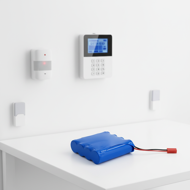 12.8V 2200mAh LiFePO4 18650 Rechargeable Battery Pack Operating Temp -20℃~+60℃ for LED Emergency Light & Alarm System