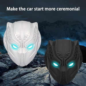 Ốp nút khởi động xe Black Panther, ốp nút khởi động/dừng xe, ốp nút khởi động bằng nhấn xe hơi - Product Image 2