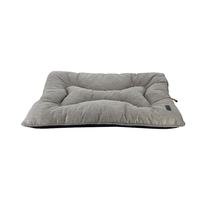 Coussin de lit pour animaux de compagnie 2026 personnalisé, anti-bactérien, motif uni, tapis de cage, pour chiens et chats, multi-tailles, en fibre PP
