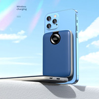 Mode nouveau design 10000mAh charge sans fil Power Bank chargeur magnétique pour IP 14 13