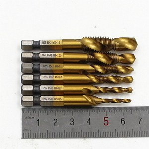 6 pcs HSS M3-M10 <span class=keywords><strong>robinet</strong></span> combiné et jeu de forets pour le Métal Autotaraudeuse Fraise - Product Image 6