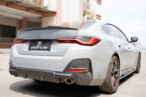 Protector de Parachoques Trasero de Fibra de Carbono G26 para <span class=keywords><strong>BMW</strong></span> G26 <span class=keywords><strong>440i</strong></span> Gran Coupé <span class=keywords><strong>M</strong></span> Sport Hatchback 4 Puertas 21-23 - Product Image 3