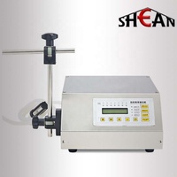 Machine de remplissage de liquide Semi-automatique, petite taille avec commande numérique, pour huile, parfum, eau, jus, liquide