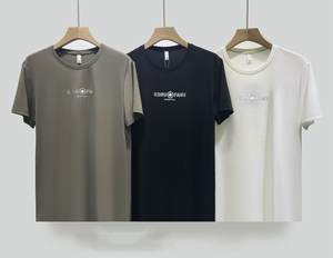 T-shirt en tissu respirant à séchage rapide <span class=keywords><strong>de</strong></span> haute qualité pour hommes, manches courtes pour hommes <span class=keywords><strong>de</strong></span> grande taille - Product Image 6