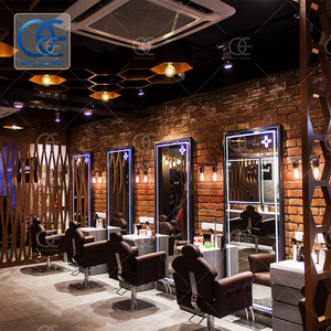 Estante de exhibición de <span class=keywords><strong>pared</strong></span> para salón de belleza, mueble de salón de belleza - Product Image 5