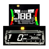 Layar Digital Click 125i 150i 2018-2021 Yamaha Aerox NVX 155 LCD Display untuk Speedometer Yamaha Qbix LCD Display
