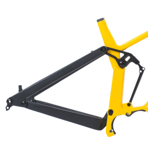 Bafang M510/560 Cadre de suralimentation à couple moyen pour adultes <span class=keywords><strong>VTT</strong></span> électrique en fibre de <span class=keywords><strong>carbone</strong></span> entièrement <span class=keywords><strong>suspendu</strong></span> avec frein à disque Bicicleta - Product Image 5