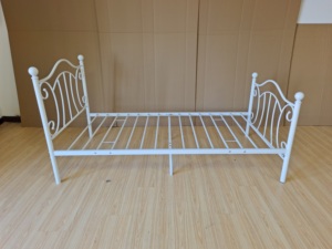 Lit simple <span class=keywords><strong>en</strong></span> stock, prix bas, cadre de lit simple <span class=keywords><strong>en</strong></span> métal pour adultes - Product Image 5
