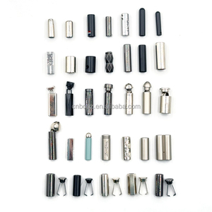 Chất lượng cao kim loại End Stopper dây dây kết thúc ổ khóa dây buộc Clips nickel-miễn phí dây Kết thúc khóa cho hàng may mặc drawstrings phụ kiện - Product Image 3