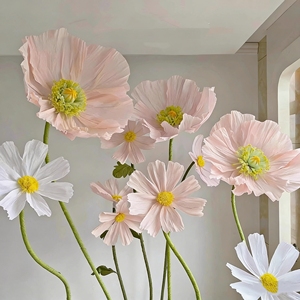 Arreglos Florales Gigantes de Papel para Escaparates y Fiestas, Flor Artificial Gigante de Amapola - Product Image 5
