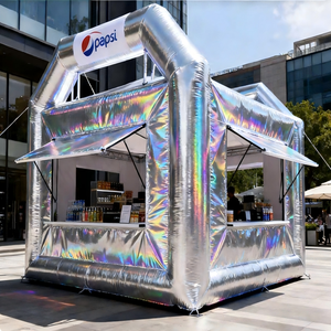 Kiosque Commercial Gonflable Décoratif Style Moderne Imprimé UV avec Pompe à Air Électrique Tente Pop-Up Portable Étanche pour Boutique - Product Image 3