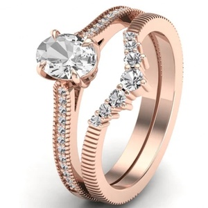 Anillo de Compromiso de Plata 925 con Moissanita, Joyería para Hombre, Corte Redondo, Engaste de Puntas, Chapado en Oro, Certificado por Terceros, Talla Personalizada - Product Image 4