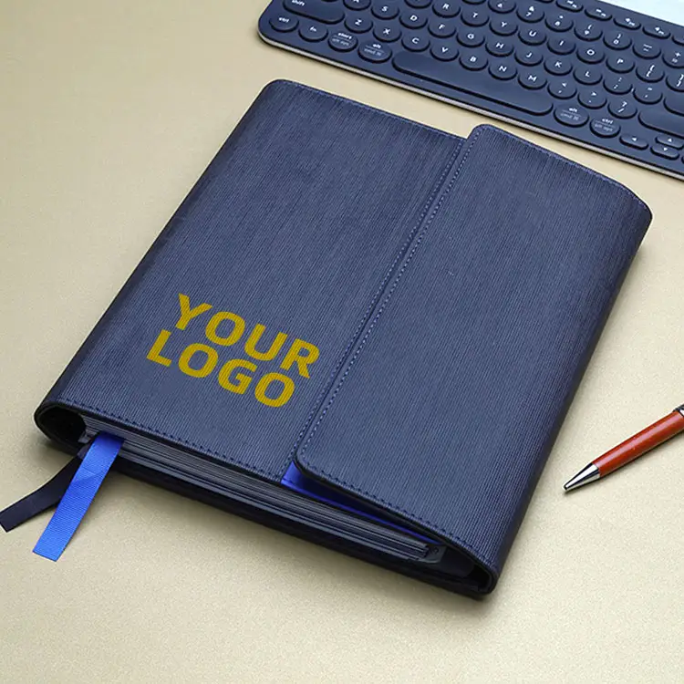 Agenda con cubierta de PU, cuaderno con calendario de 2022 días, tamaño A4, organizador, libro de planificación para regalo de negocios, 365