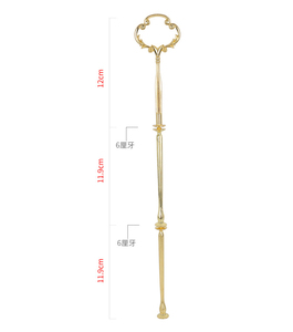 2 层锌合金蛋糕架，带手柄和配件，环保厨房工具套装，适合生日甜点 - Product Image 5