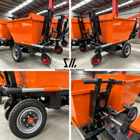 Triciclo de descarga automática de fácil uso, carrito de carga, carretilla eléctrica, de Motor Kit, volquete